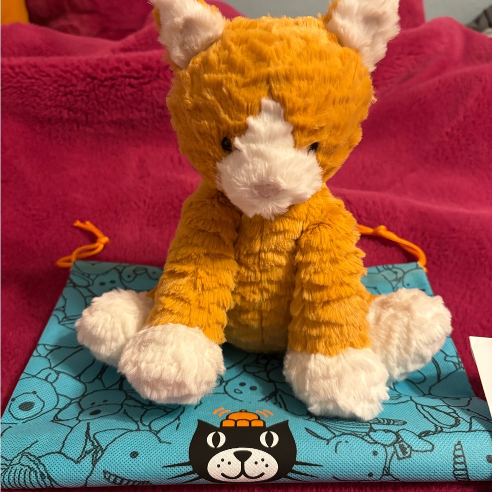 Jellycat Ginger Fuddlewuddle NWT